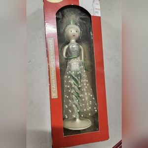 Vintage Wonderland Tradition 9" Glass Hanging Ornament